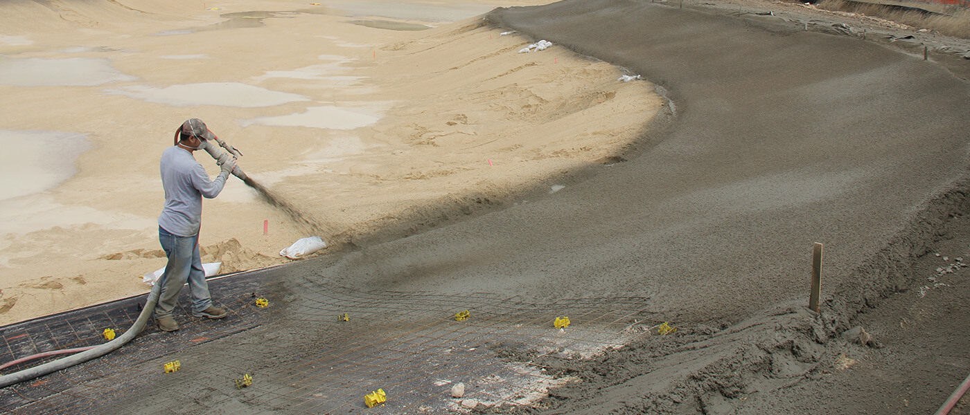 Shotcrete in Austin TX Easy Mix Concrete Services LLC